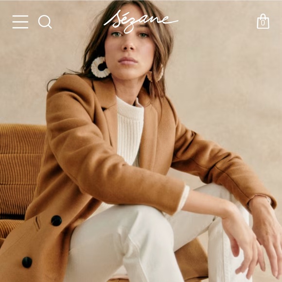 Sezane Johnson Coat - Picture 2 of 9